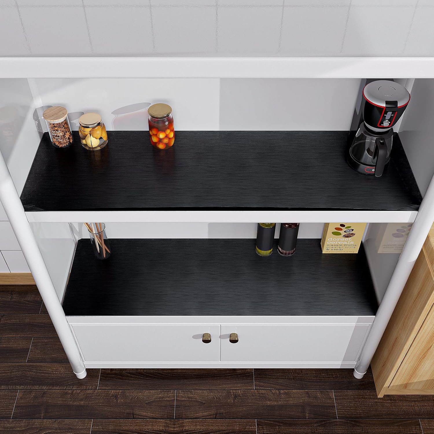 Stylish and Practical Shelf Liner for Modern Kitchens