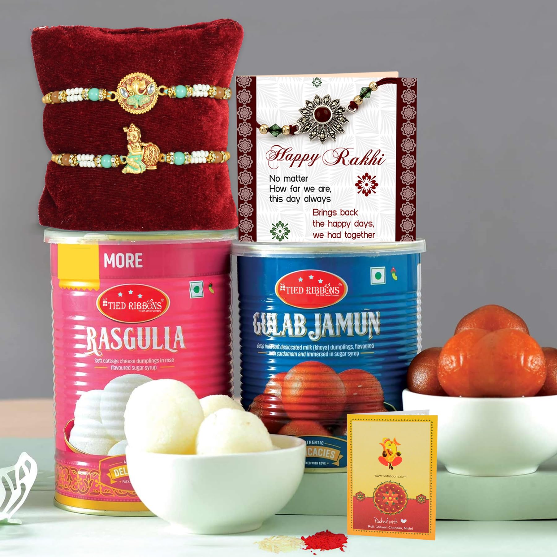 See full amazon price history chart for TIED RIBBONS Rakhi for Brother with Sweets - Set of 2 Designer Rakhi with Rasgulla and Gulab Jamun Gift Pack, Roli Chawal, 250 grams TIED RIBBONS Rakhi for Brother with Sweets - Set of 2 Designer Rakhi with Rasgulla and Gulab Jamun Gift Pack, Roli Chawal, 250 grams (B08BYQR4MG) Amazon Price History, Amazon Price Tracker