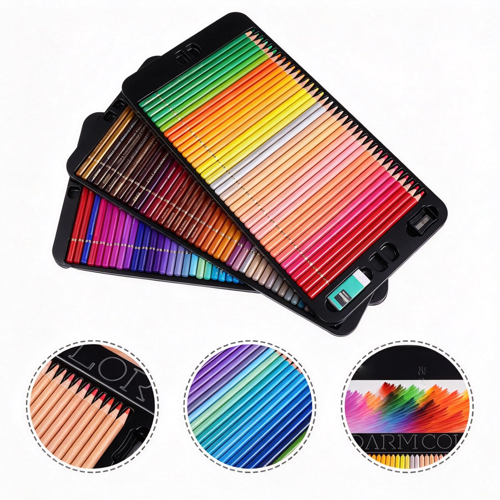 Set di matite colorate in legno 120 pezzi per studenti