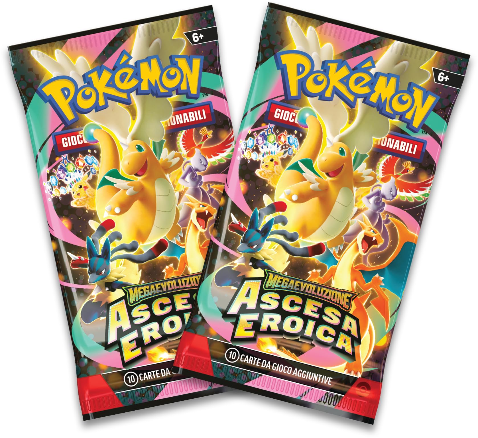 Pokémon: collezione Erika dell’espansione Megaevoluzione - Ascesa Eroica del GCC Pokémon (una carta promozionale olografica, una moneta e due buste di espansione), Edizione in Italiano