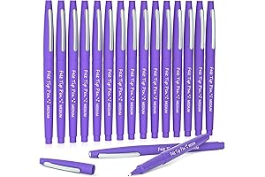 Lelix Felt Tip Pens: Unleash Your Creativity with 15 Vibrant Purple Pens