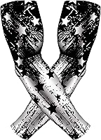 Vista 36 de B-Driven Sports Mangas de compresión prémium Pro-Fit para hombres, mujeres y jóvenes, 44 diseños gráficos, mejoran la circulación