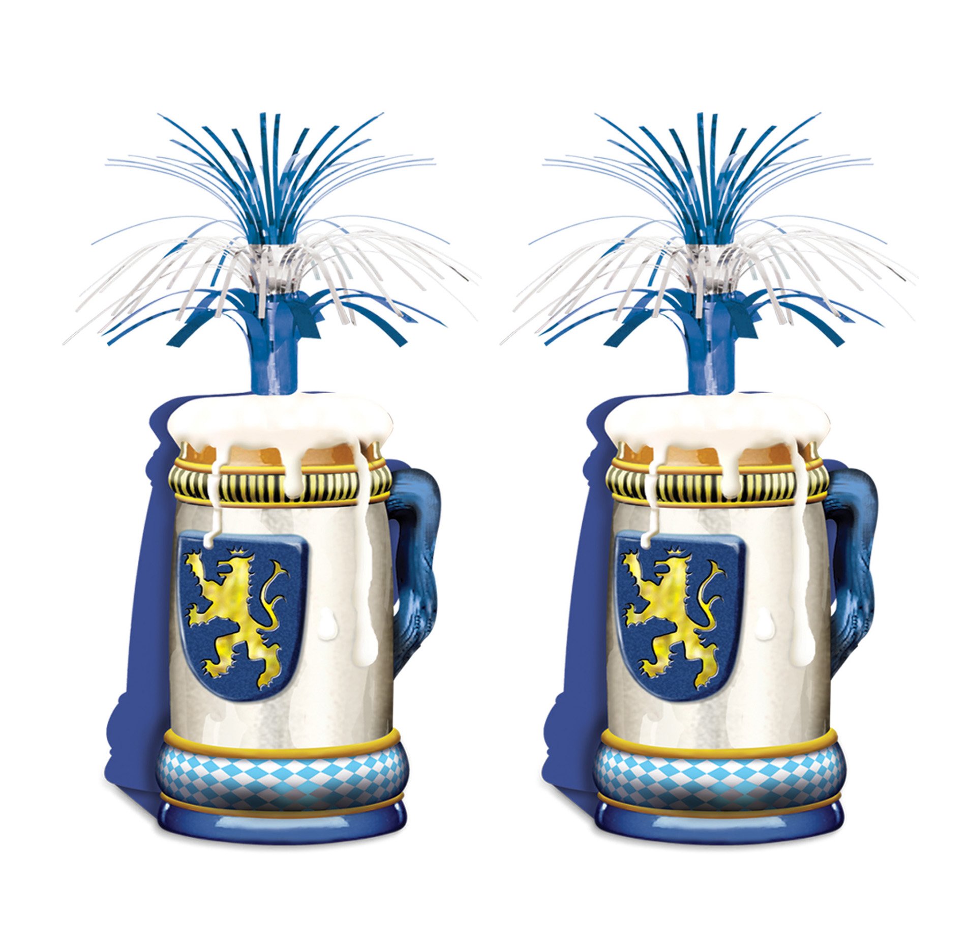 Beistle S50100AZ2 Oktoberfest Centerpiece, Paper, Multicolored