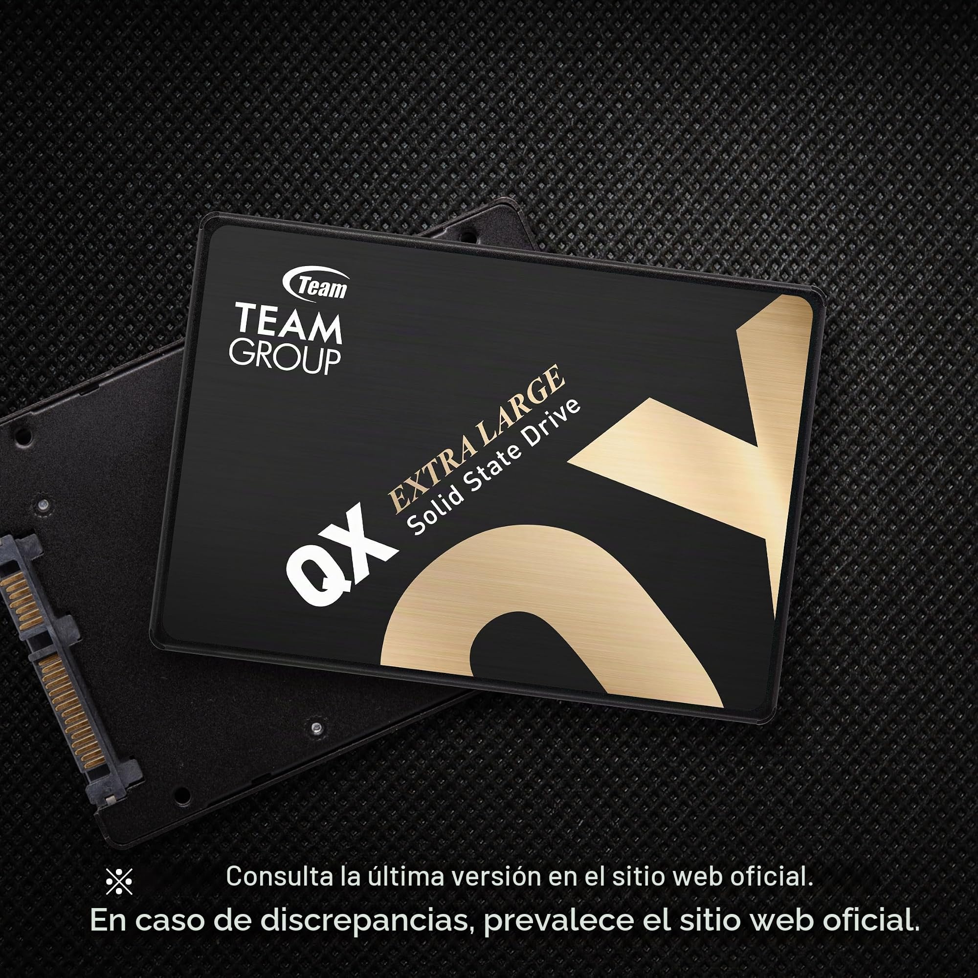 Team Group QX T253X7004T0C101 drives allo stato solido 4 TB 2.5 Serial ATA III QLC 3D NAND (Team QX2 [T253X7004T0C101] 4TB 2.5 Inch SSD, Sata 3 Interface, Read 560MB/s, Write 490MB/s, 3 Year Warranty