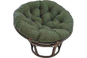 Blazing Needles Microsuede Papasan Chair Cushion