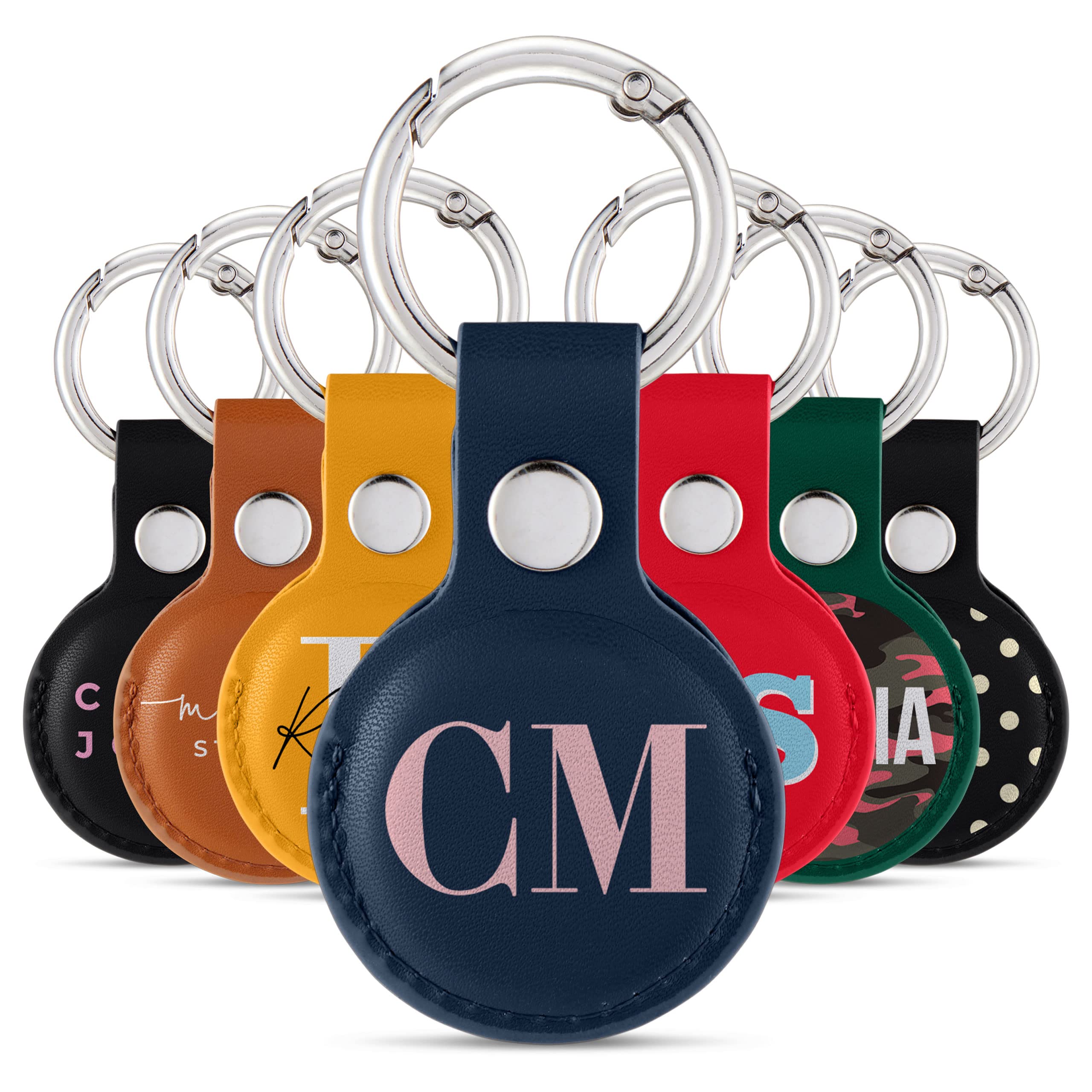 16- Monogram Initials on Blue