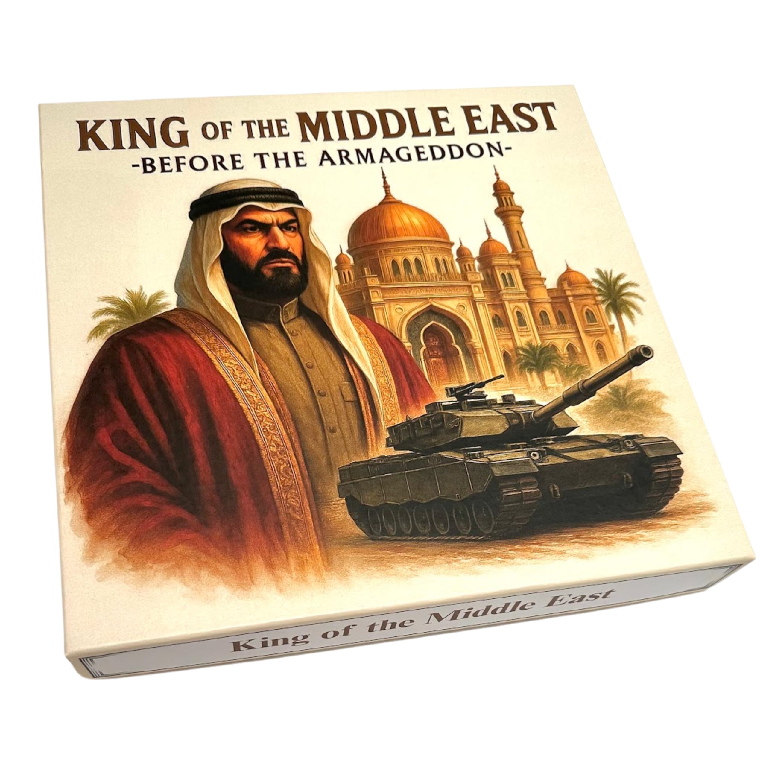 Brettspiel Strategie – King of the Middle East – Taktisches Strategiespiel für 2–6 Spieler ab 14 Jahren – Kalter Krieg im Nahen Osten – Strategy Board Game