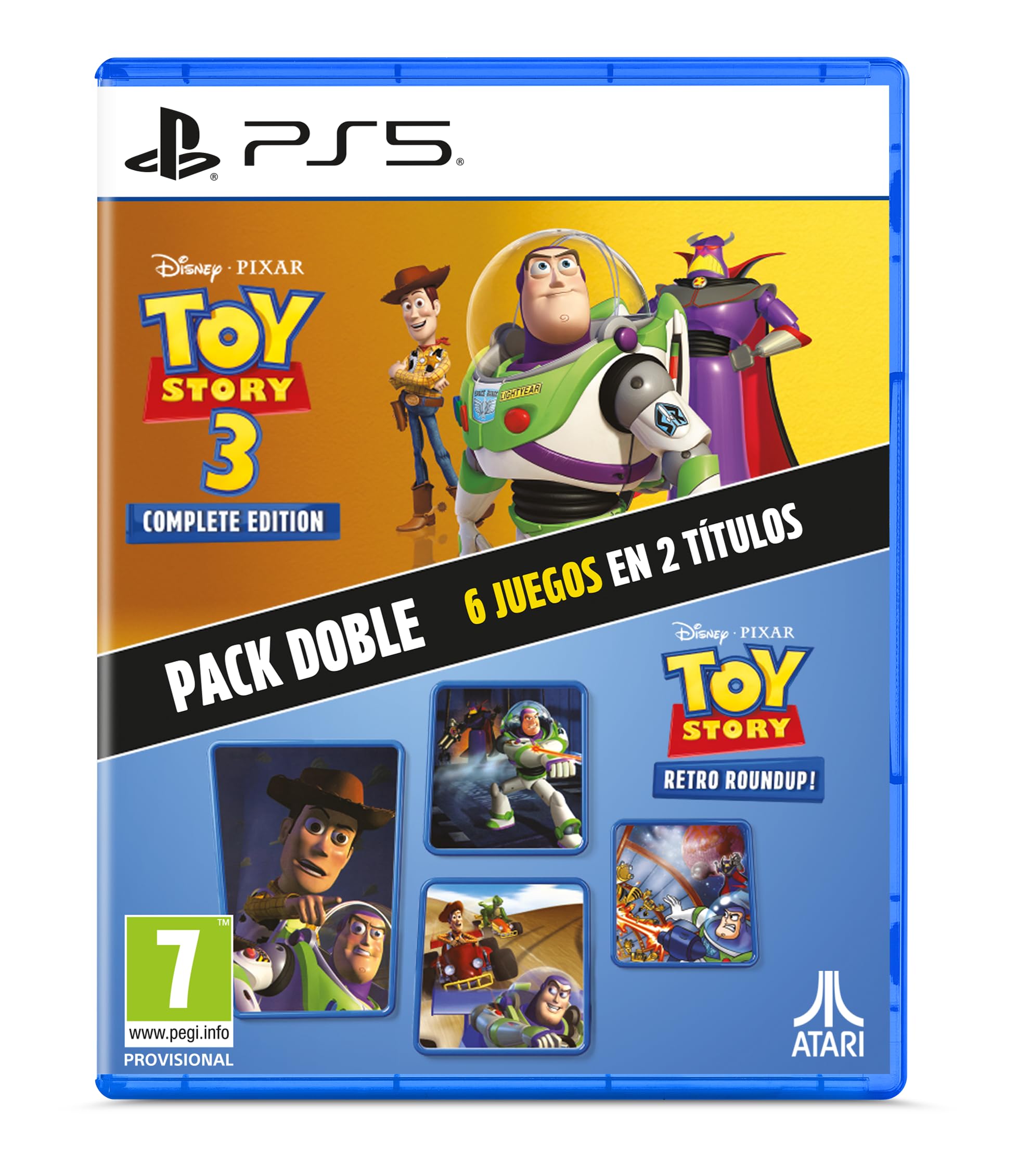 Toy Story: Retro Roundup! + Toy Story 3 Complete Edition Double Pack - PS5