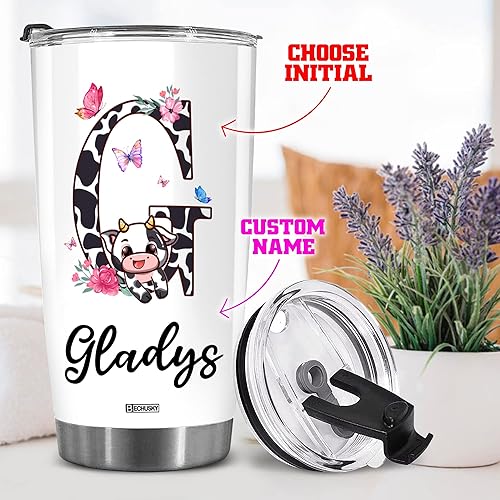 Vista 20 de BECHUSKY Vaso cristiano con versículo bíblico, regalos florales para mujeres, inspirador de fe, niña religiosa, mamá en cumpleaños, Pascua, Navidad