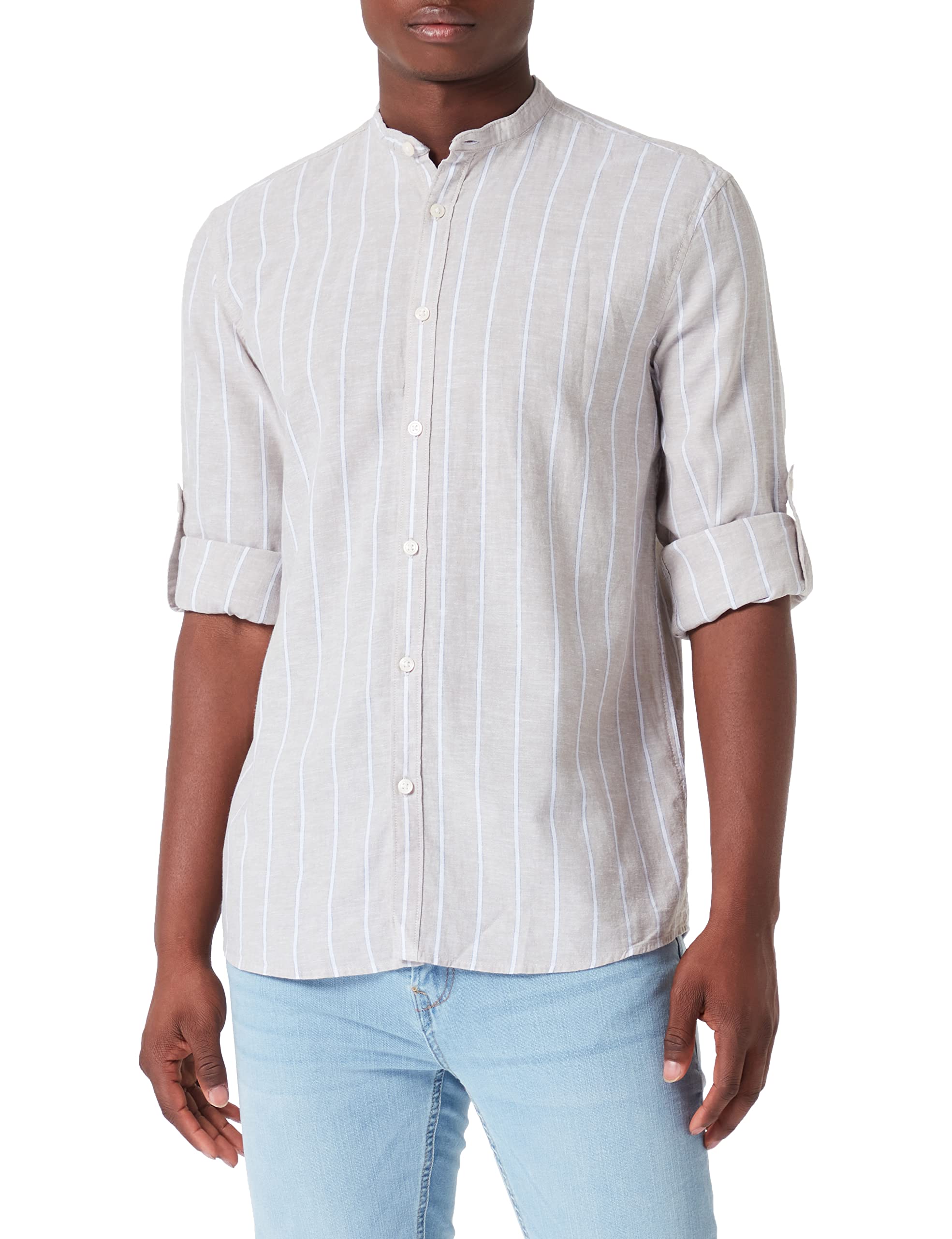 SPRINGFIELD Camisa Lino Rayas Hombre
