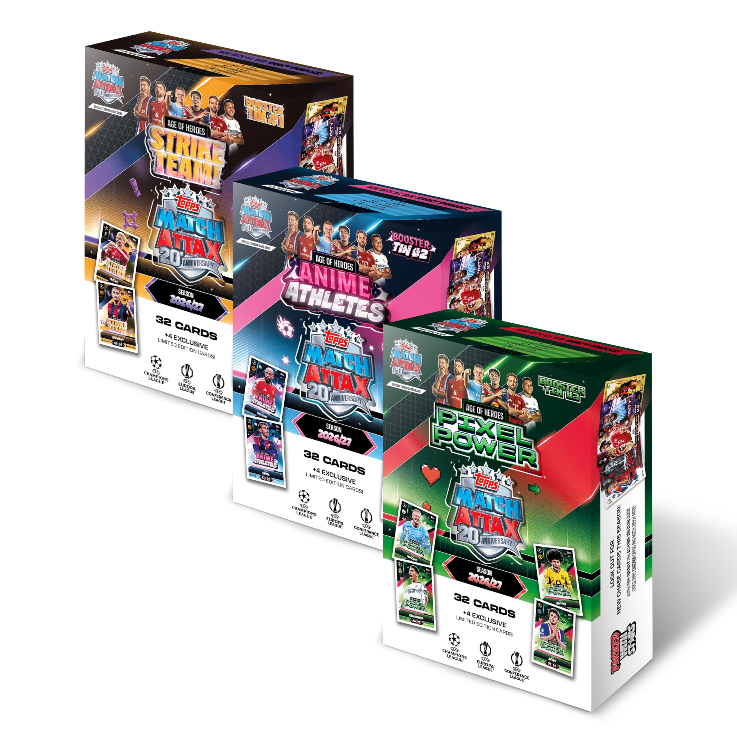 Topps Match Attax UCC 2026/27 - Booster Tin Bundle