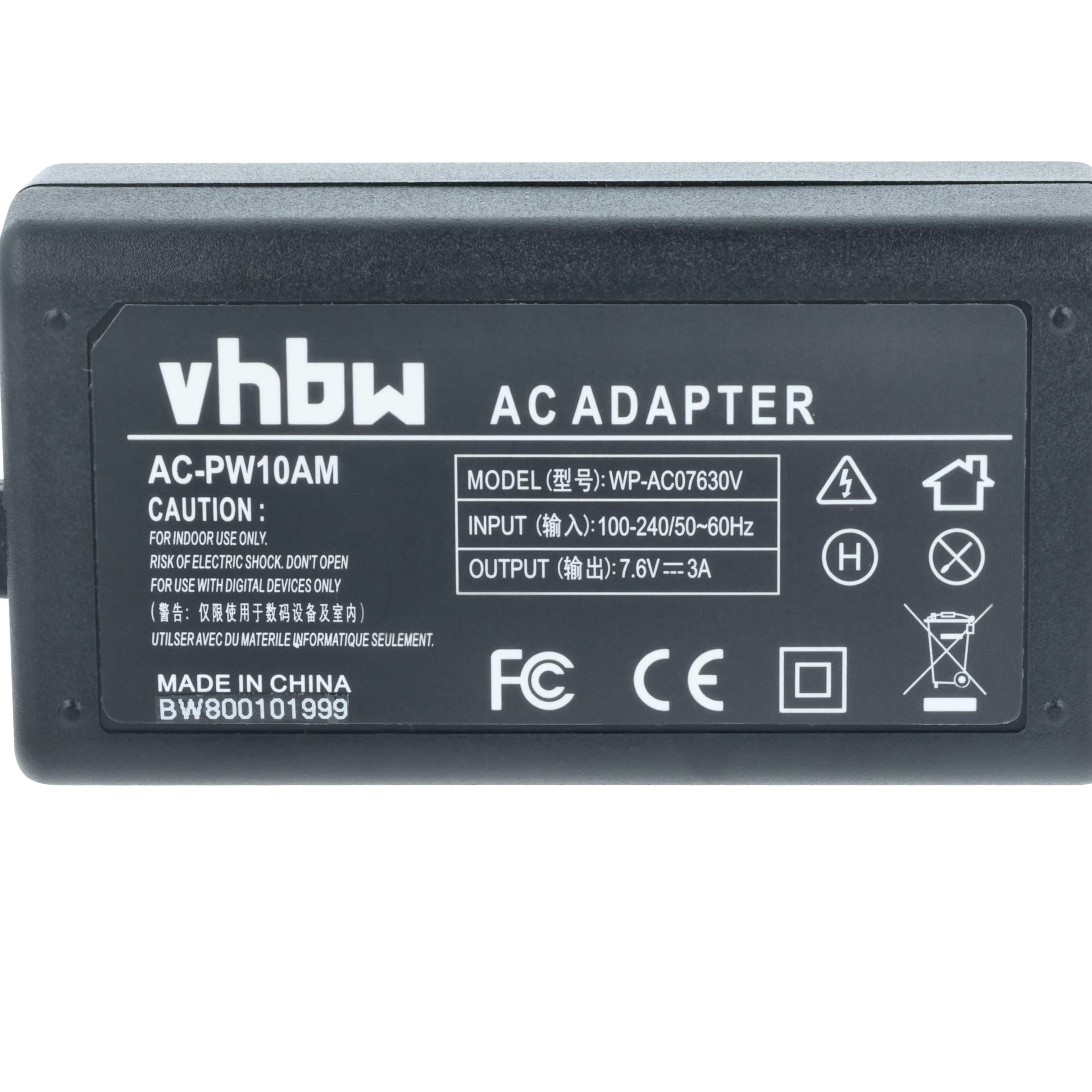 Adattatore di alimentazione AC-PW10AM per Sony A58 SLT