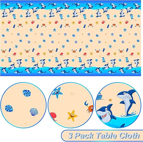 Miniatura 51 de Paquete de 3 manteles rectangulares para fiesta de los años 90, mantel de plástico con graffiti, decoración desechable para tema de retroceso, tema