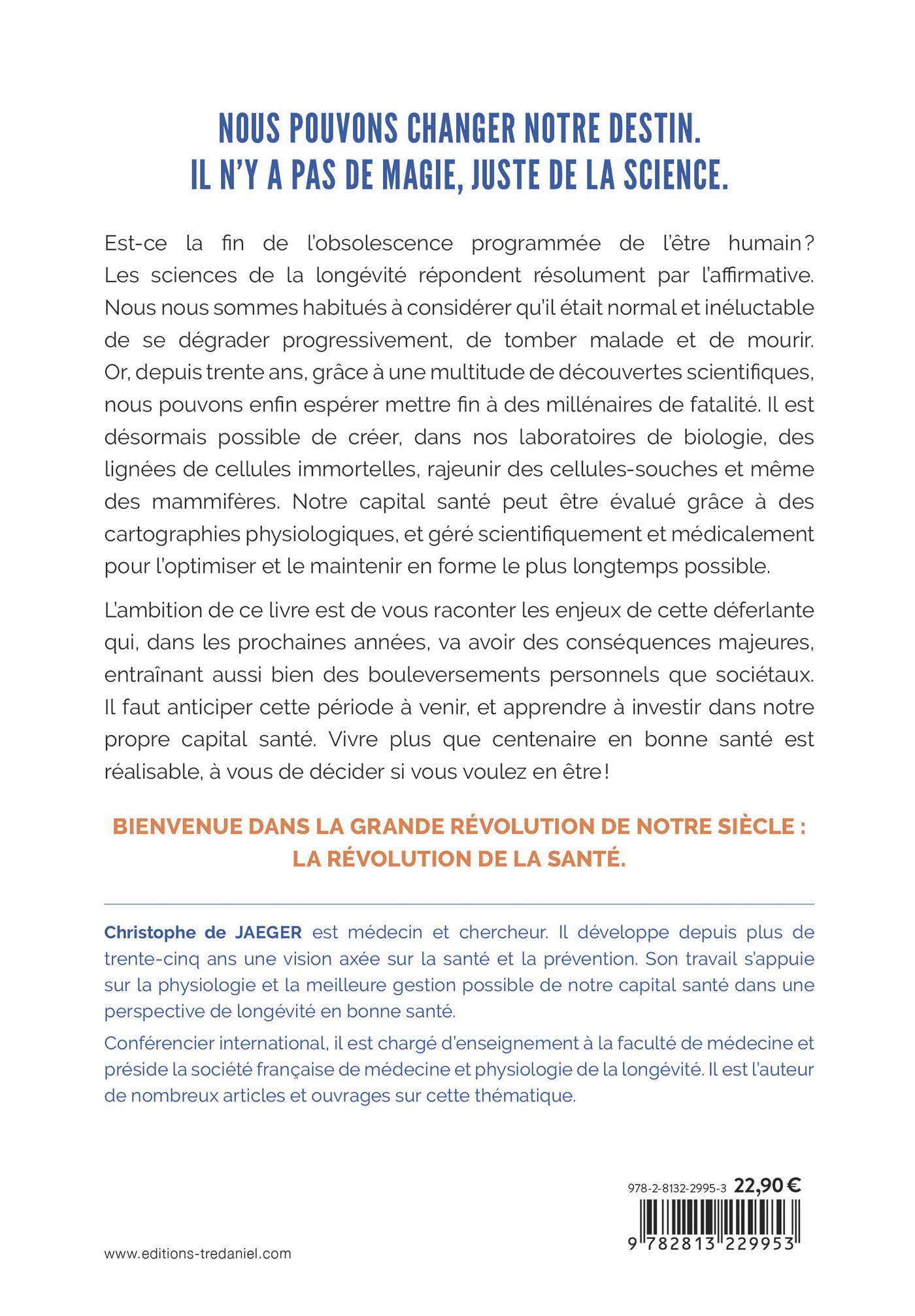 Médecine de la longévité : une révolution !