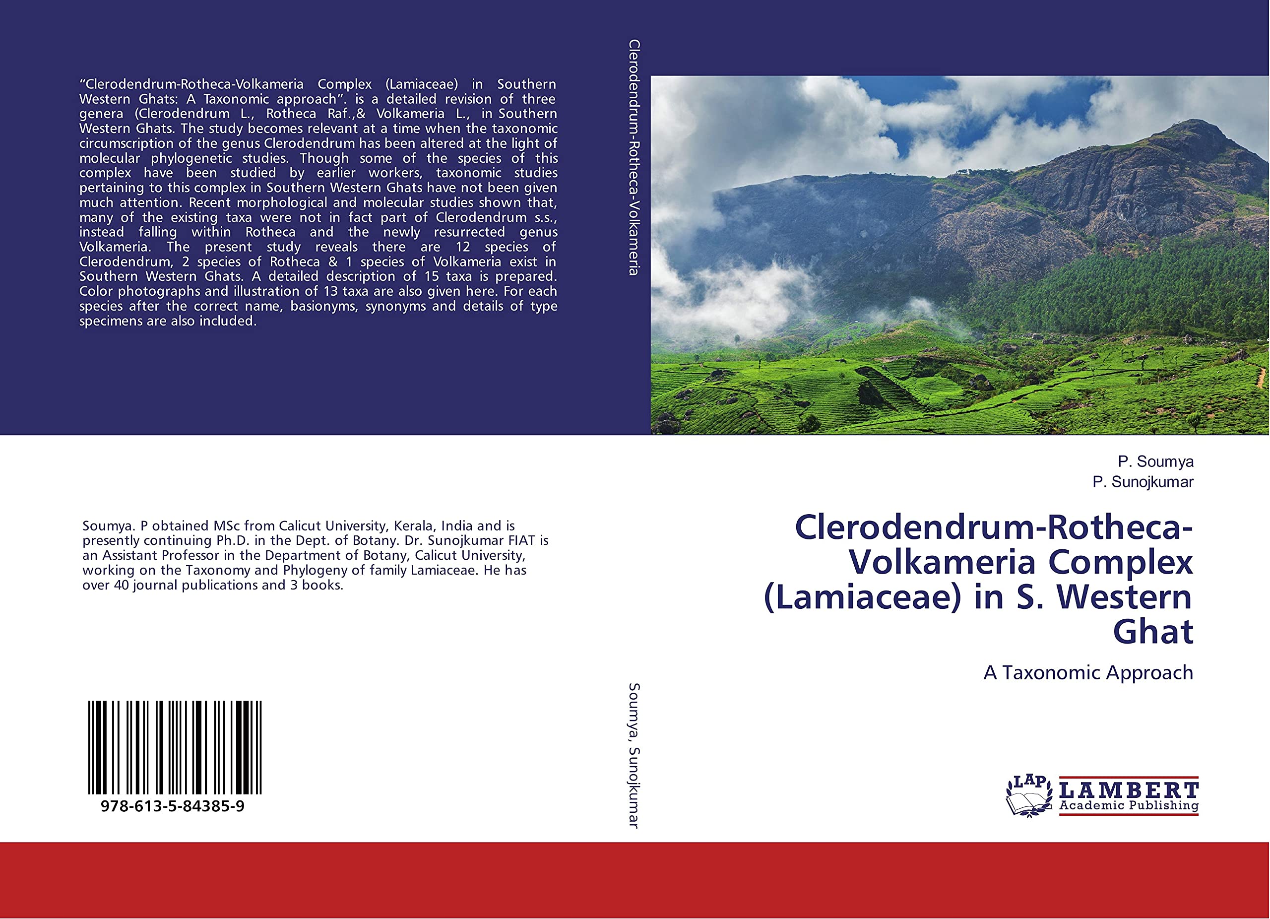 Clerodendrum-Rotheca-Volkameria Complex (Lamiaceae) in S. Western Ghat: A Taxonomic Approach