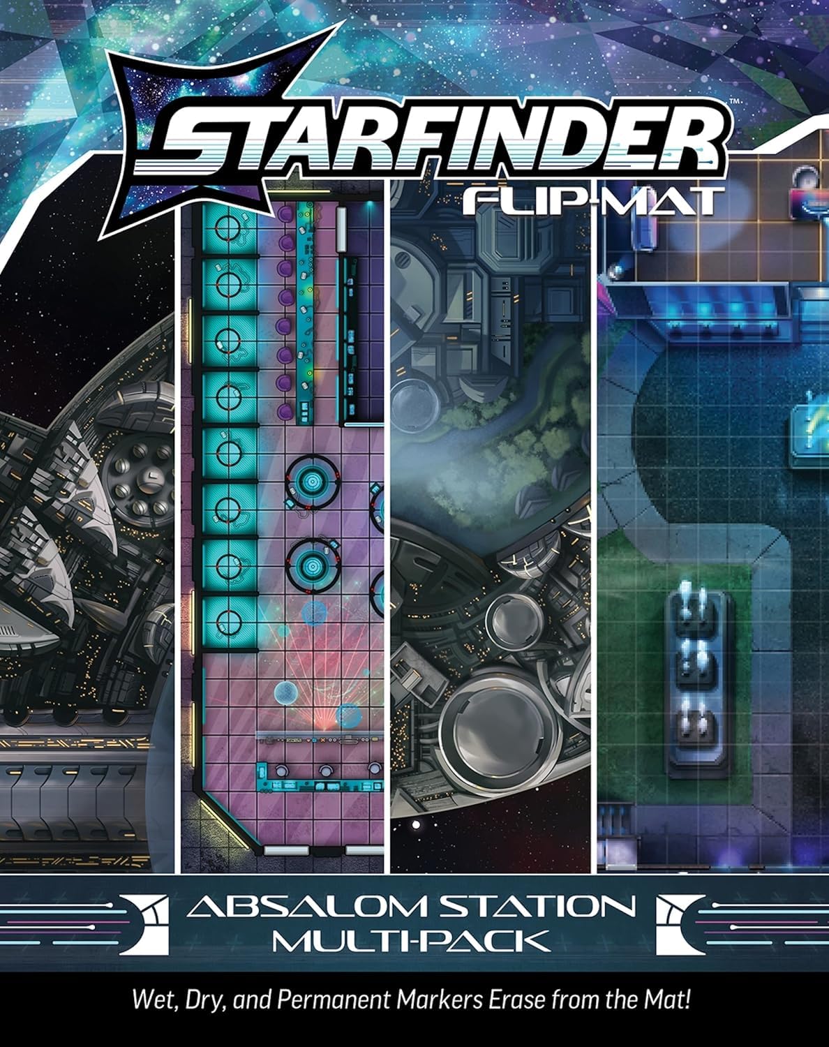 Starfinder Flip-Mat: Absalom Station Multi-Pack