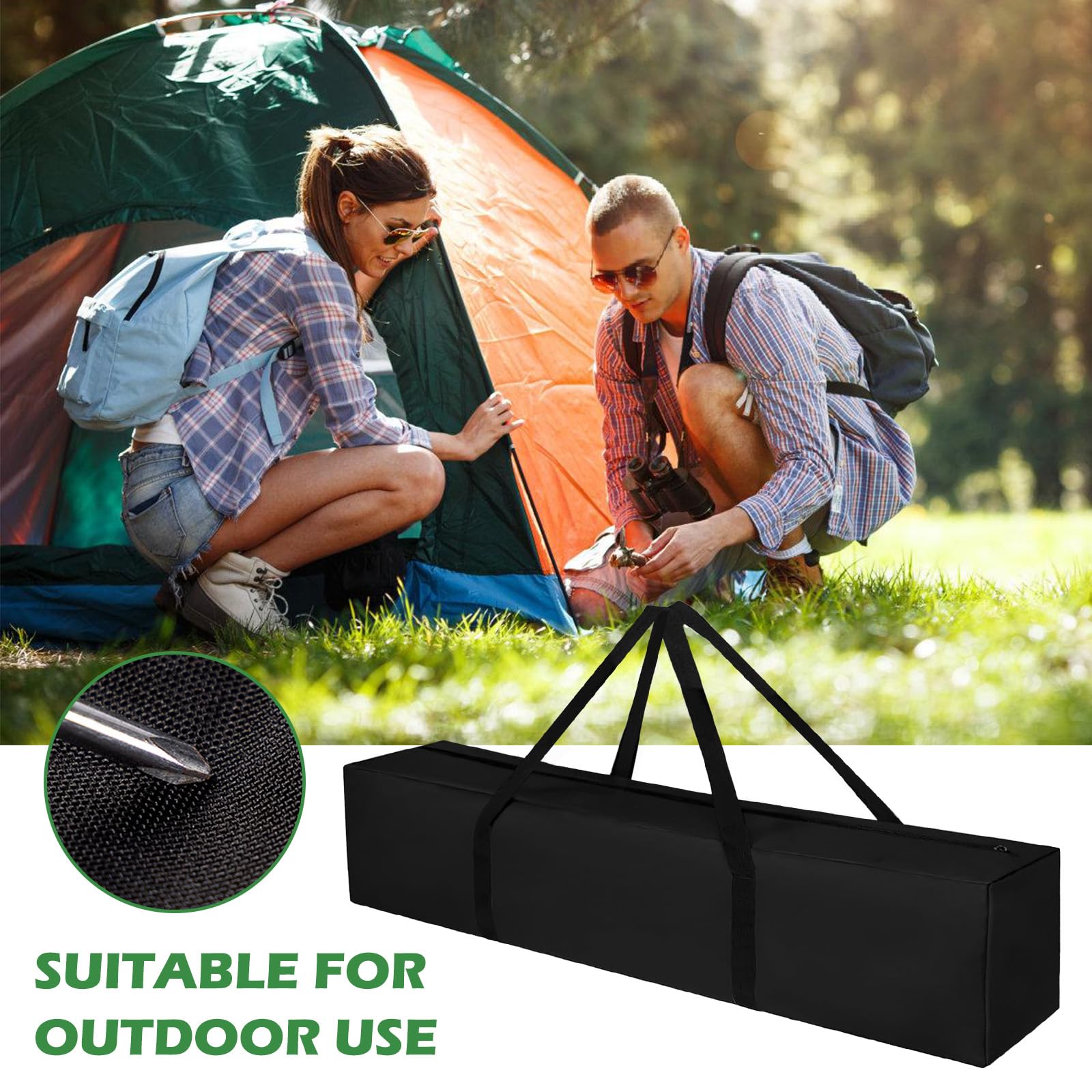 Tragbare Zeltstangentasche, Aufbewahrungstasche Für Zeltstangen, Tragbare Stativtasche, Universal Canopy Tent Roller Bag, Zeltstangentasche, 600D Oxford Stoff Wasserabweisend Für Mikrofon Fotografie