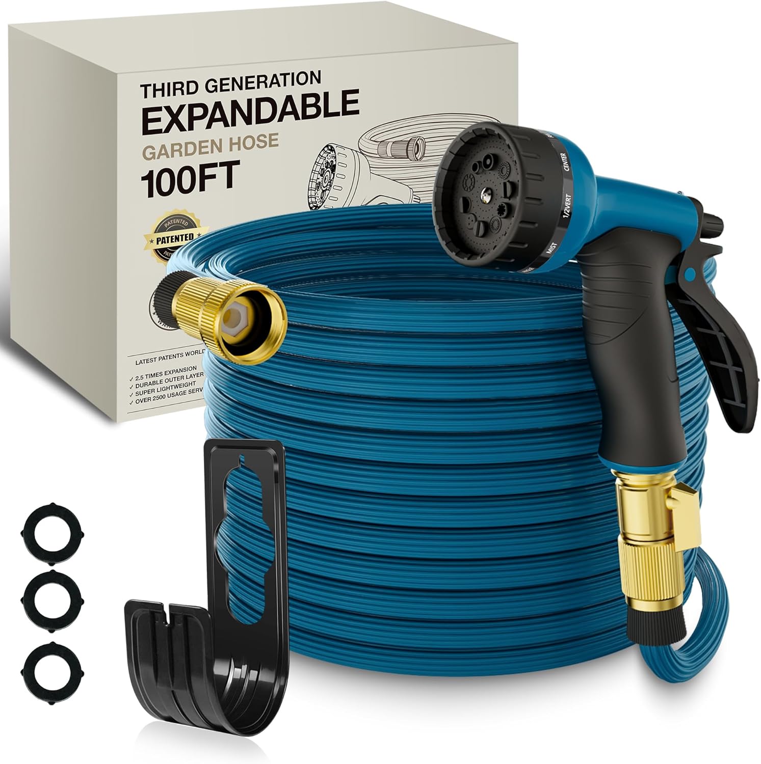 Amazon com : Expandable Garden Hose 100ft New Patented Water Hose