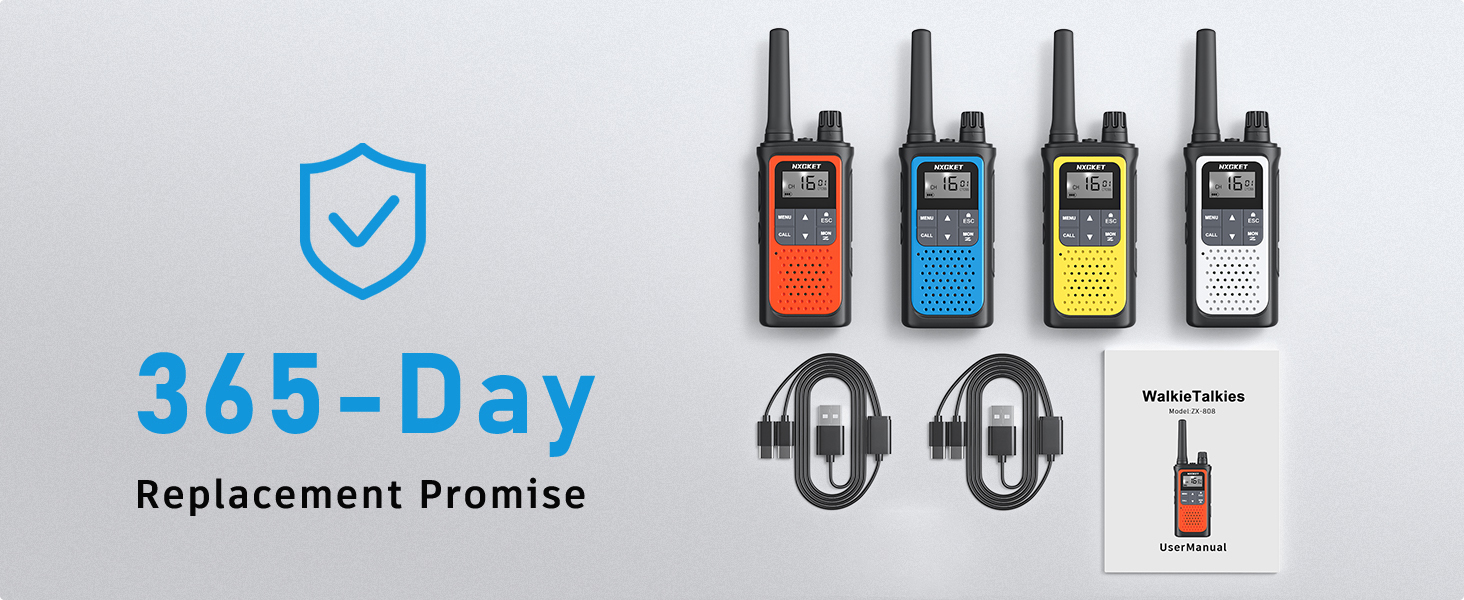 FOREDOM J388C Walkie Talkies for Kids, Set of 2, Long Distance
