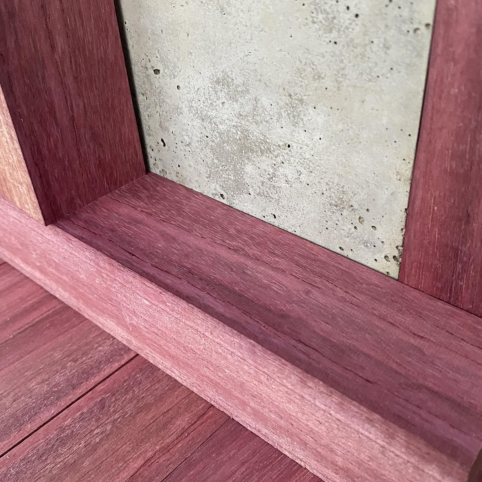Planche En Bois Amaranto SaRaiFo Purpleheart – 62x21,5cm, 26mm, Allemagne, Durable