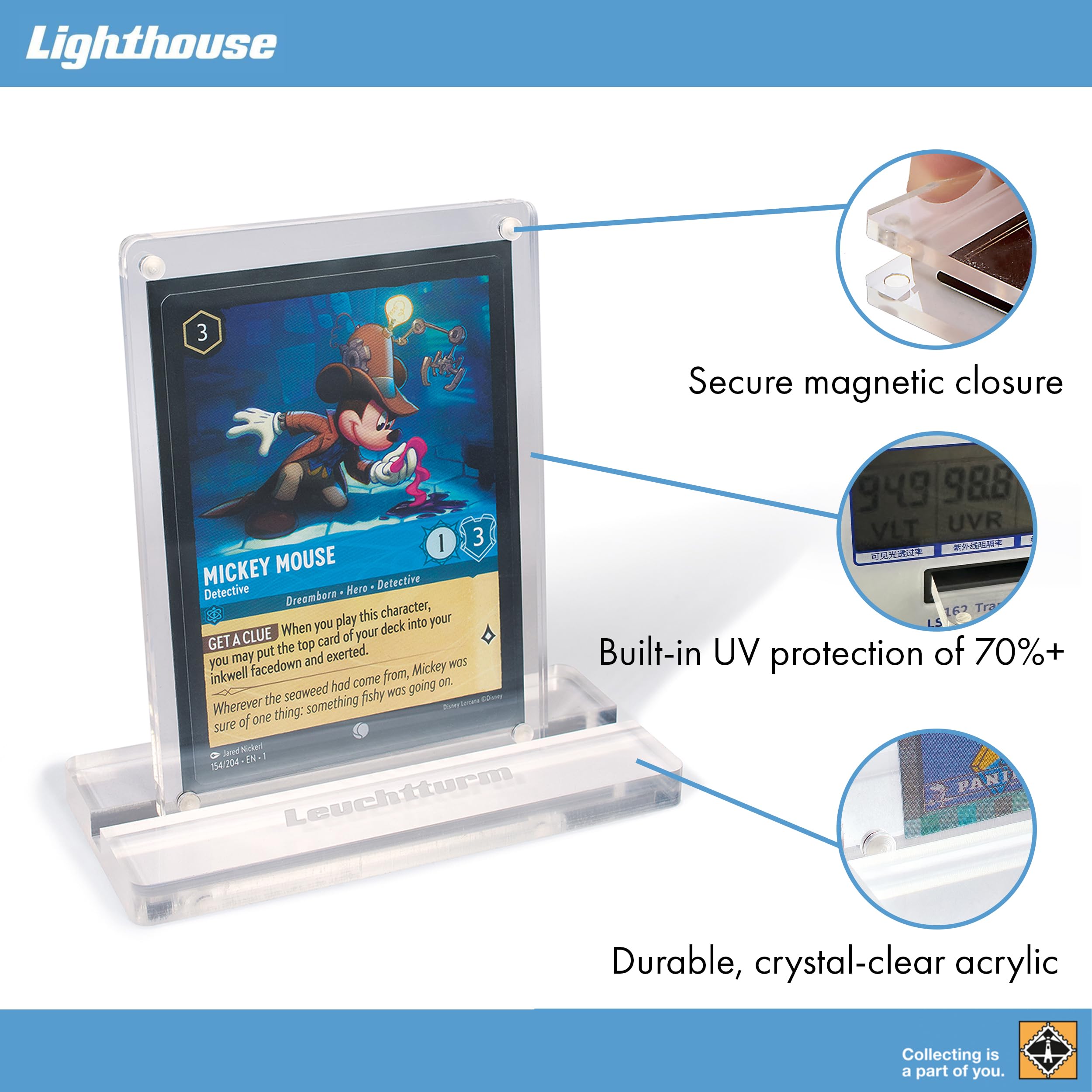 Leuchtturm 370107 Stand for Trading Cards, TCG Stand