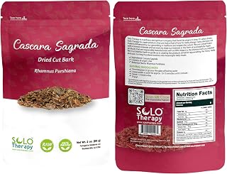 Cascara Sagrada Bark Herbal Tea - Cut and sifted - Rhamnus purshiana Resealable Bag - 56 grams - Premium Quality (Cascara Sagrada Bark)