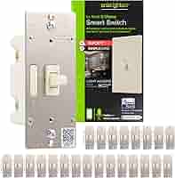 Enbrighten Almond Z-Wave Plus Smart Light Switch with