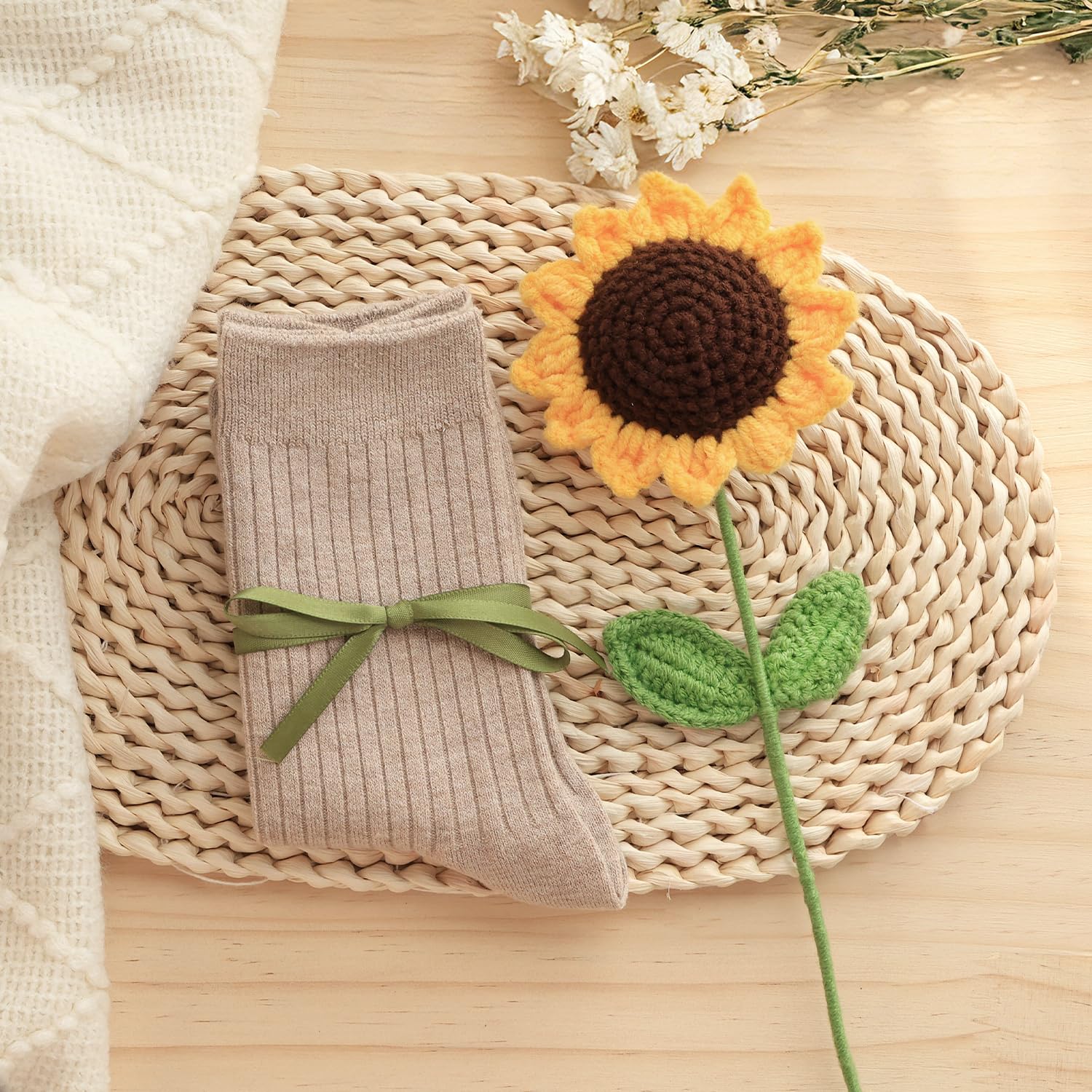 Sunshine Gifts for Women - Hello Sunshine Gift Sunflower Box for Women Best Friends - Thinking of You Self Care Get Well Soon Gift Baskets for Woman -Care Package Birthday Gift Boxes for Female, Mom