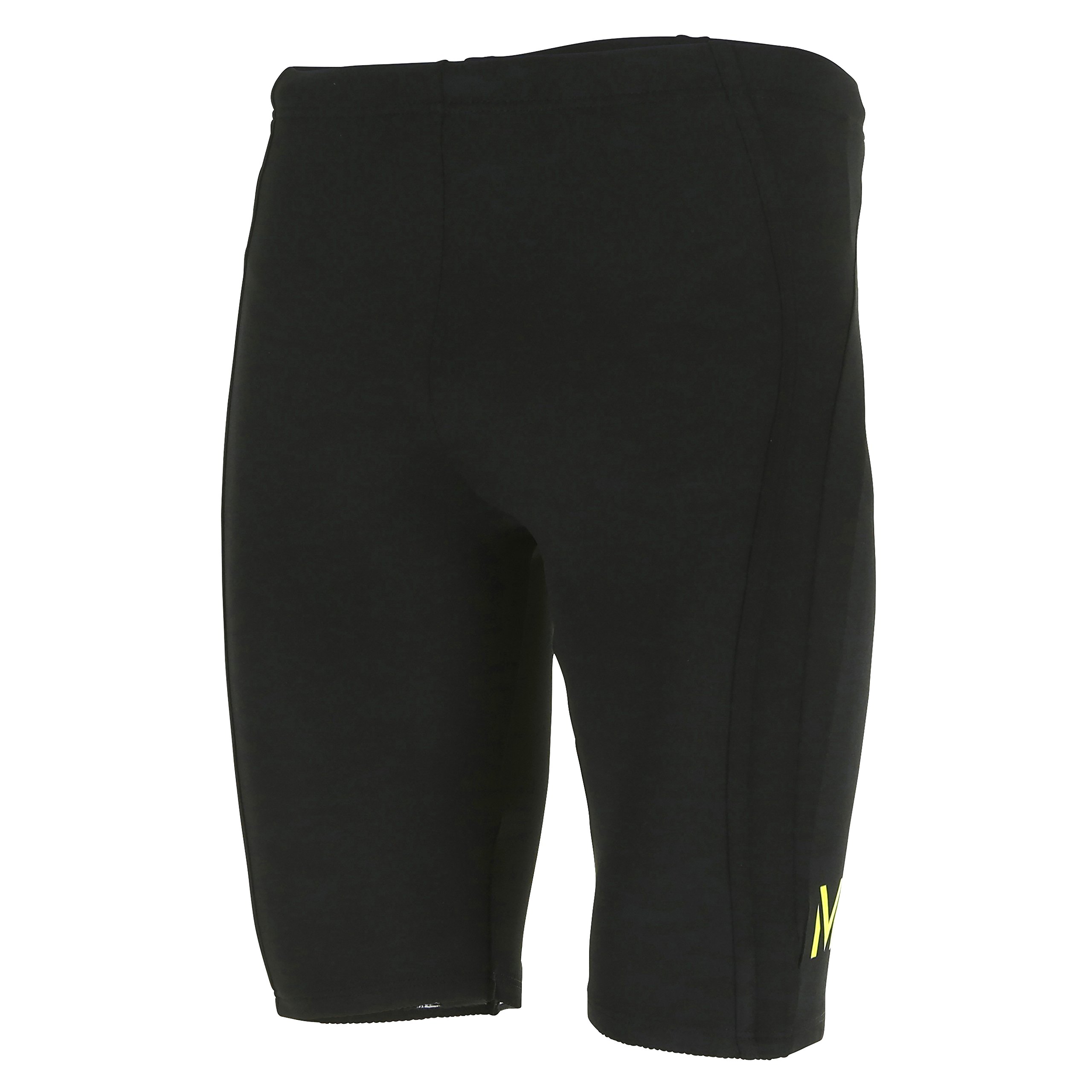 MP Michael Phelps Men Comp Solid Jammer - Black, Size 30