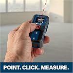 BOSCH GLM100-23 100 Ft Blaze Laser Distance Measure, Includes 2 AA Batteries, Distance Measuring Laser