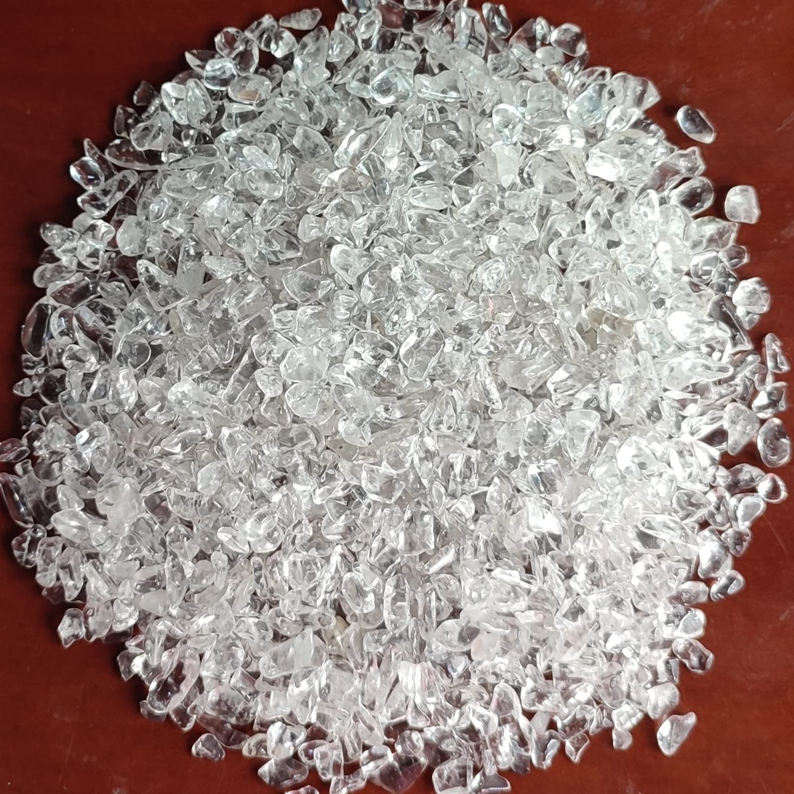 Lote de 100 g/Paquete de Piedra de Cristal de Cuarzo Transparente Natural, Grava, decoración de la habitación del hogar, Acuario DIY Inicio Colecciones