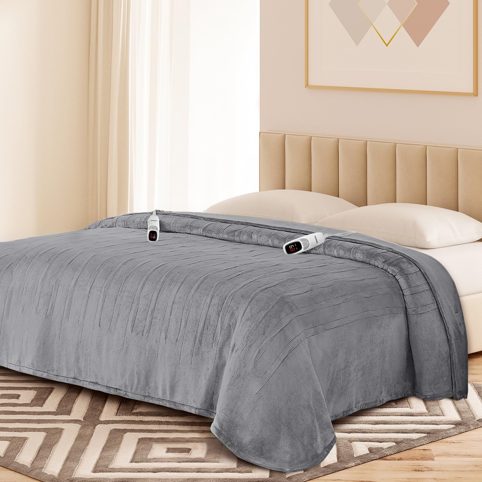 Amazon.com: Yokimisu Electric Blanket King with Dual Control-100