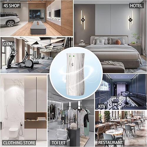 Miniatura 7 de EADAS-ELBOW Dispensador automático de ambientador en aerosol, ambientador automático con control remoto, ambientador automático de 8 ajustes de