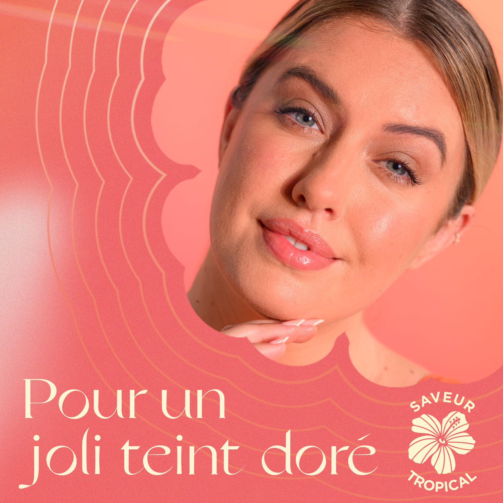 Hawaiian Tropic | Glowing Protection Huile Sèche Écran Solaire Protection SPF 20 UVA + UVB, 200 ml, Parfum Tropical, avec de l'Huile de Noix de Coco, Résistant à l'eau, Végan