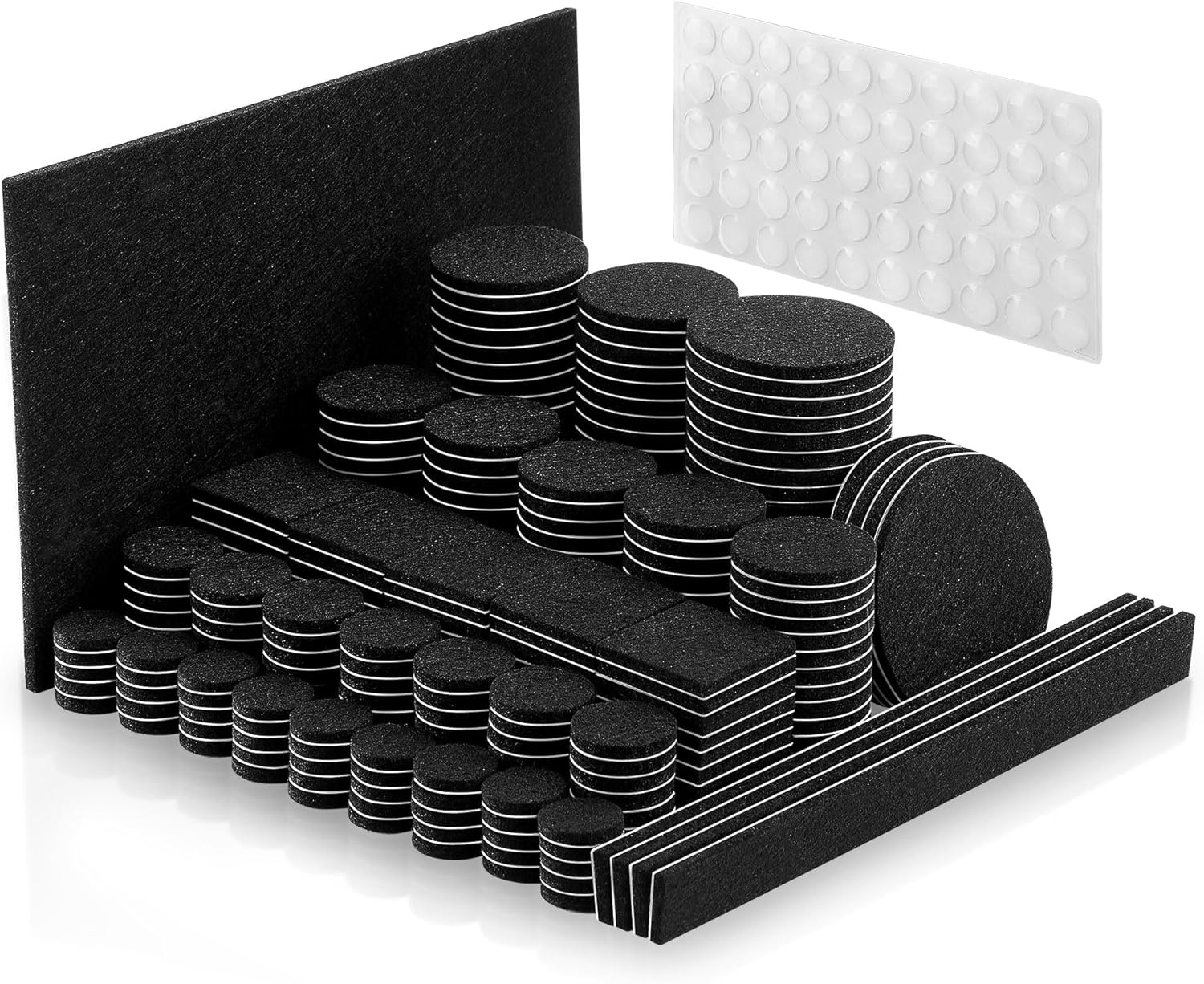Furniture Pads, 350 PCS Premium Furniture Felt Pads for Floors, Anti