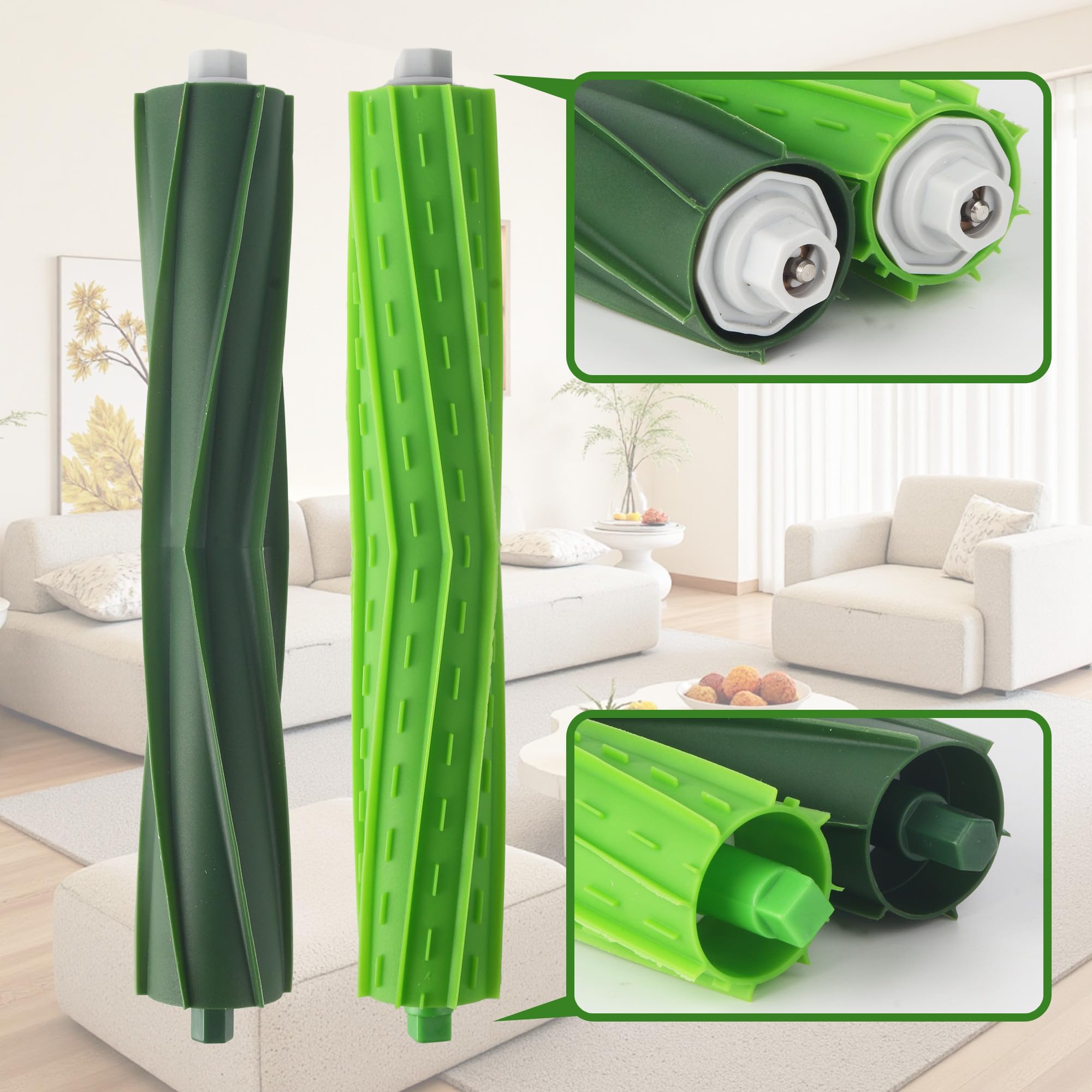 22 Pezzi ricambio per iRobot Roomba serie i/e/j i7/i7+/i3/i3+/i4/i4+/i6/i6+/i8/i8+/j7/j7+/E5/E6/E7, 4 spazzole principali, 8 filtri HEPA, 8 spazzole laterali, 1 spazzola per la pulizia, 1 cacciavite