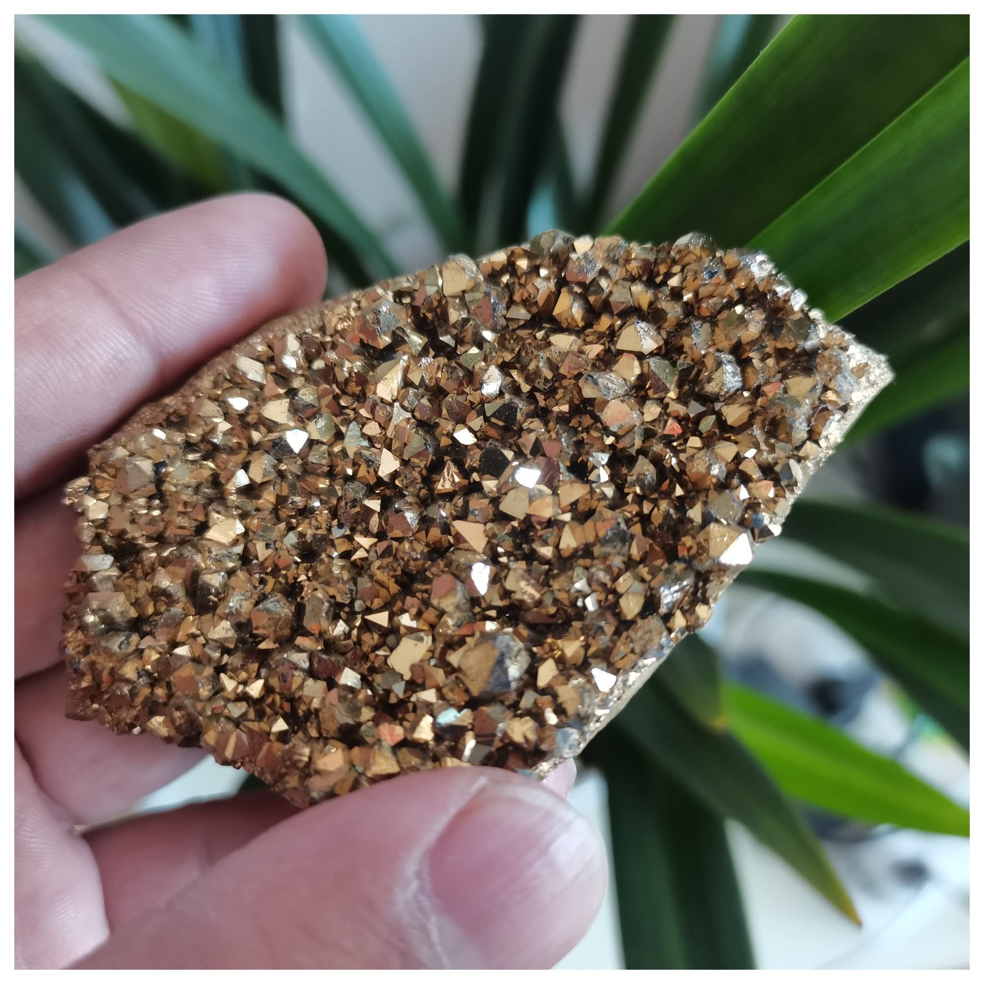 Cristal naturel brut 100g galvanoplastie naturelle grappe de cristal d'or grappe de géode de titane bricolage matériaux de pierre nue fabrication de bijoux 1pc décoration décoration d'intérieur