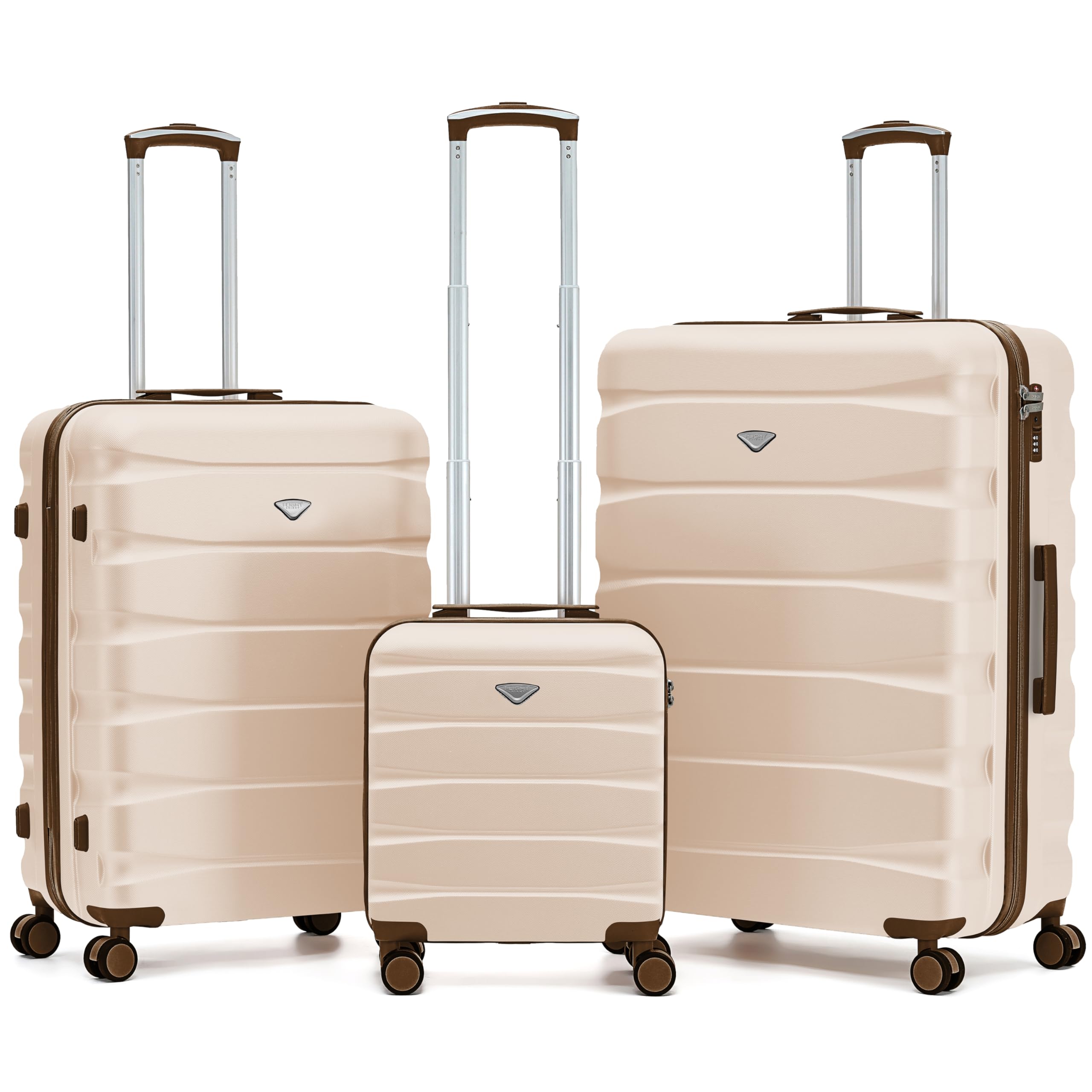 Flight Knight Underseat Cabin Suitcase 45x36x20cm | Free Hand Luggage for EasyJet & Wizz Air | Lightweight ABS Hard Shell with 8 Silent-Glide Spinner Wheels | Max Space Travel Bag — view 59