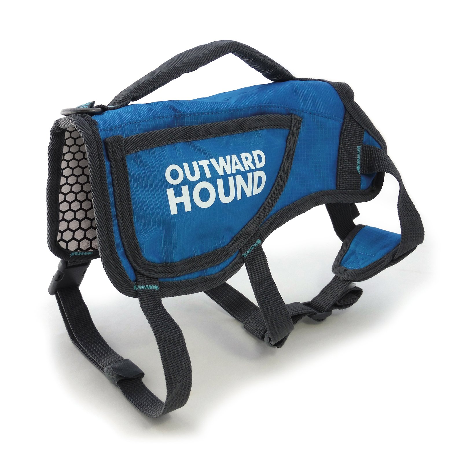Kyjen Outward Hound 3069 ThermoVest Heat Reflective Dog Vest Winter Coat, X-Large, Blue