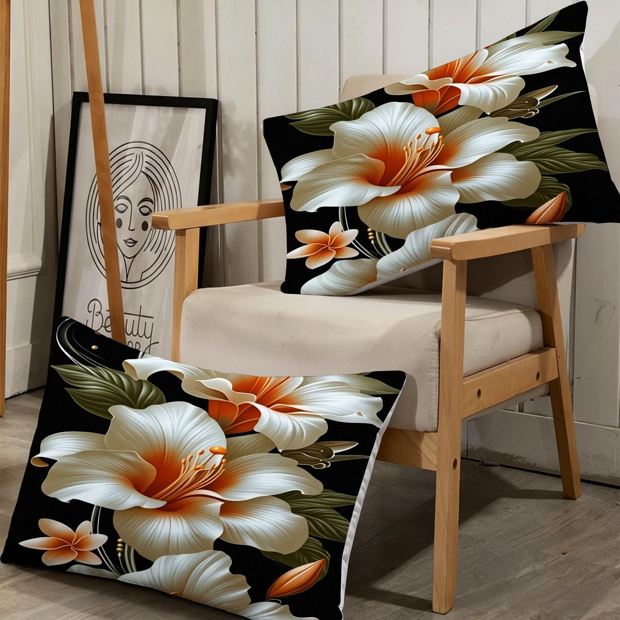 Copripiumino Matrimoniale Peonia Bianca 260x240, ZW612 | Traspiranti Durevoli Microfibra, per Tutta la Famiglia, Matrimoniale, per Tutte le Stagioni, con 2 Federe 50x80 cm