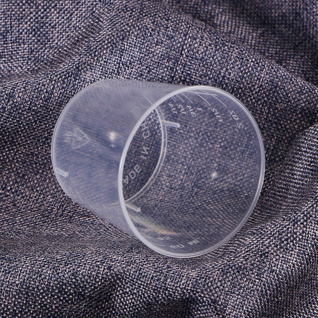 STOBAZA 25pcs Measuring Cups Set Plastic Graduated Beakers Liquid Measurement Beakers for