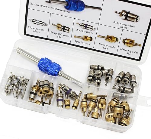 Miniatura 6 de OCR Vástago de válvula de aire acondicionado para automóvil R12 R134a para aire acondicionado automotriz, vástago de válvula de neumático de