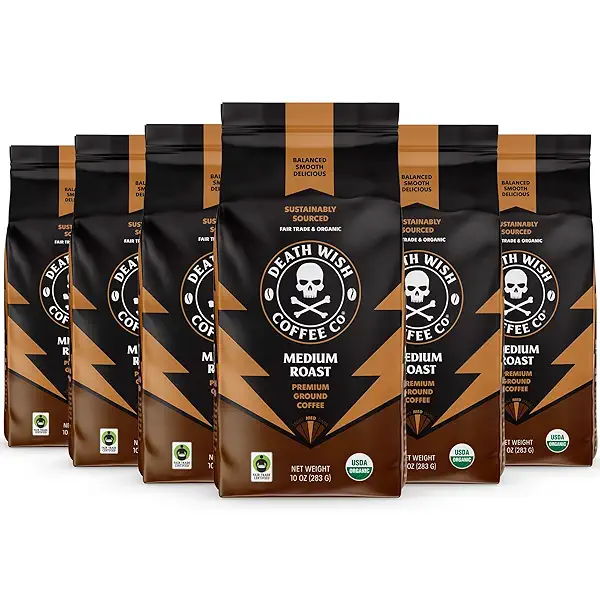 Medium Roast Ground Coffee, 6 pack 1