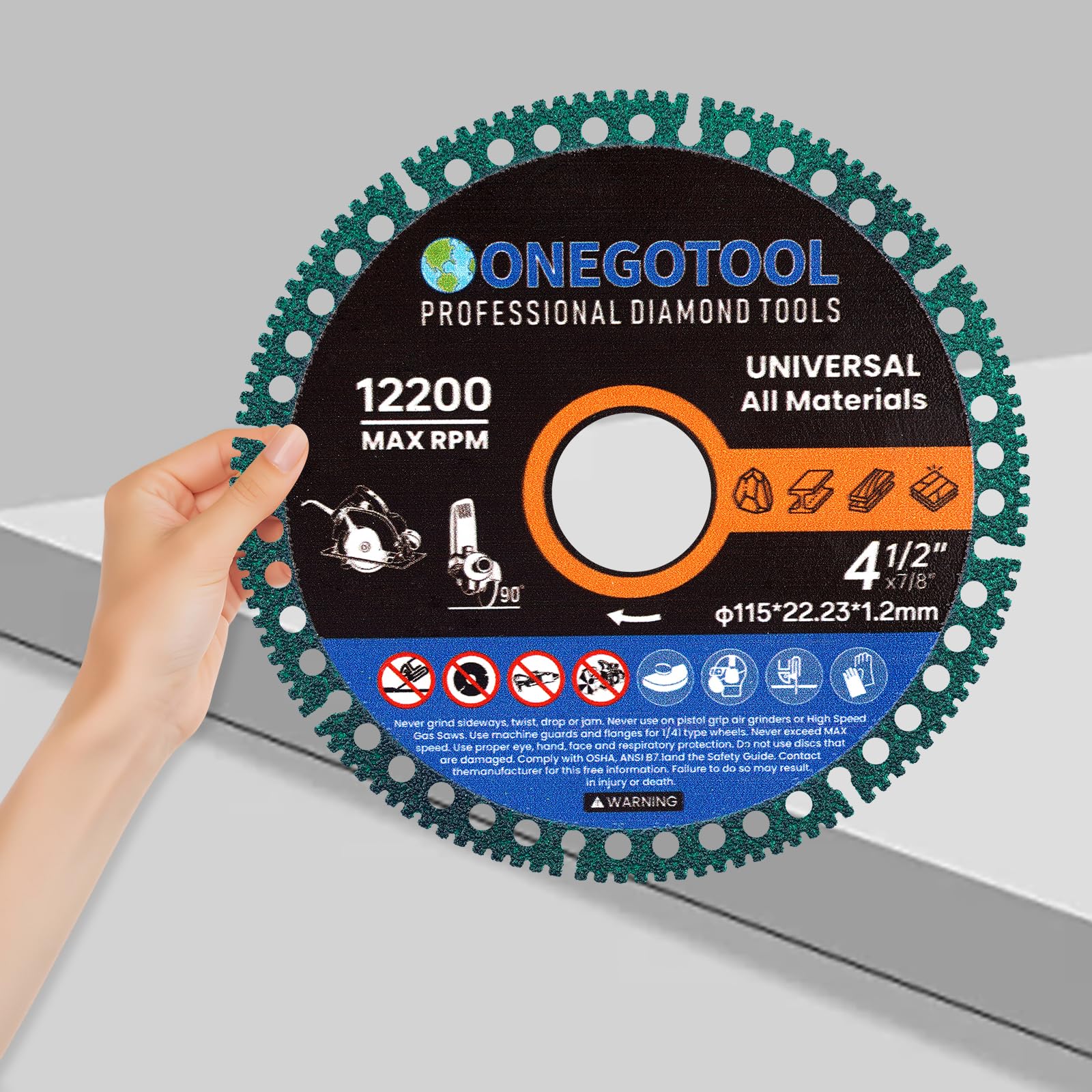 Indestructible Cutting Discs - Angle Grinder Blades -3