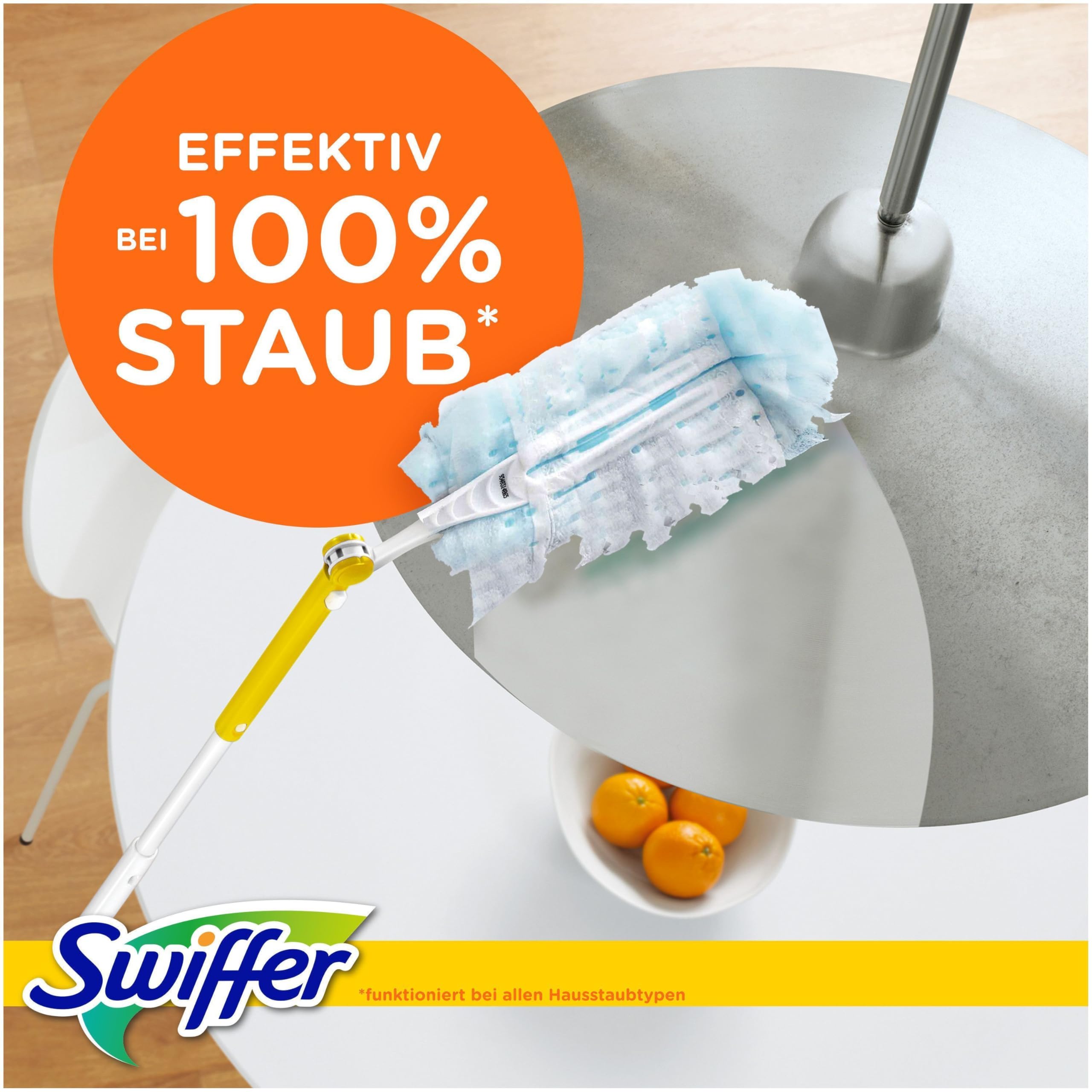 Swiffer Dust Magnet XXL (handle + 2 cloths) Duster against dust, pet hair and allergens