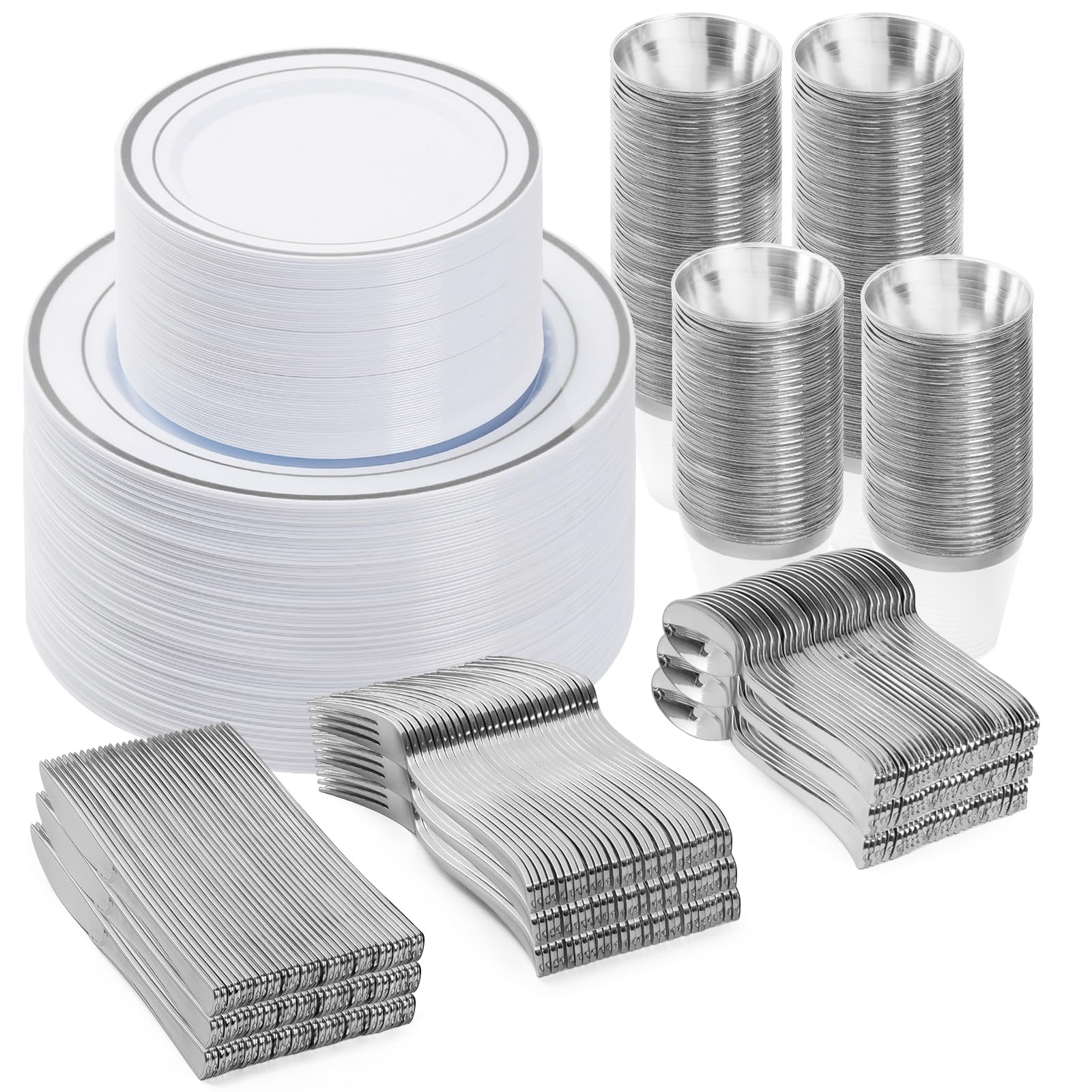Gold Dinnerware Set for 100 Guests - 600 Piece -20 Gold Dinnerware Set for 100 Guests - 600 Piece -20