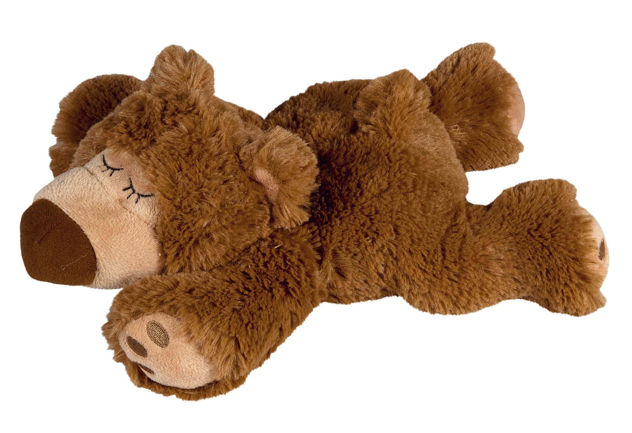 Warmies® Wärmekissen/Stofftier "Sleepy Bear braun" Hirse Lavendelfüllung 35cm 770g (exklusives Warmies-Design für Greenlife Value)