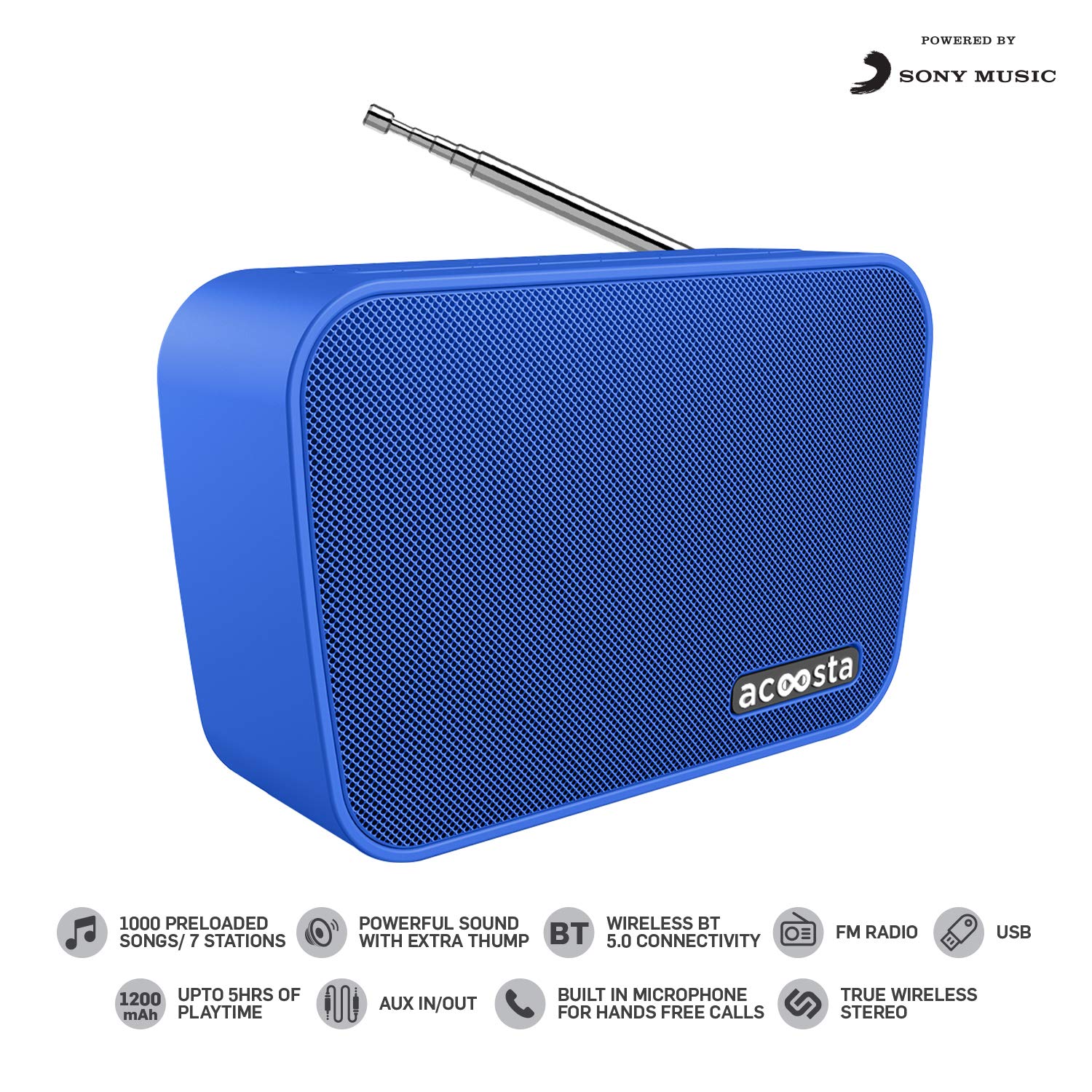 Wireless Bluetooth Speaker Sony Acoosta Uno Acoosta Uno ABT