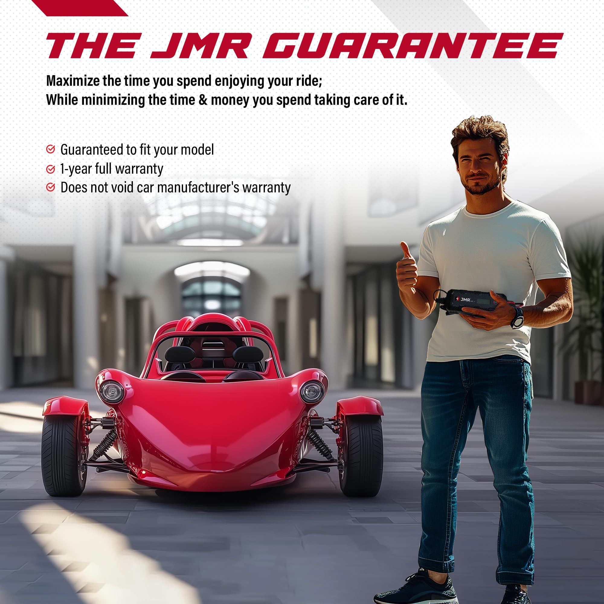 JMR Battery Charger for Campagna T-Rex V13R All Models Trickle Charger Conditioner Maintainer (Add Lithium Mode)
