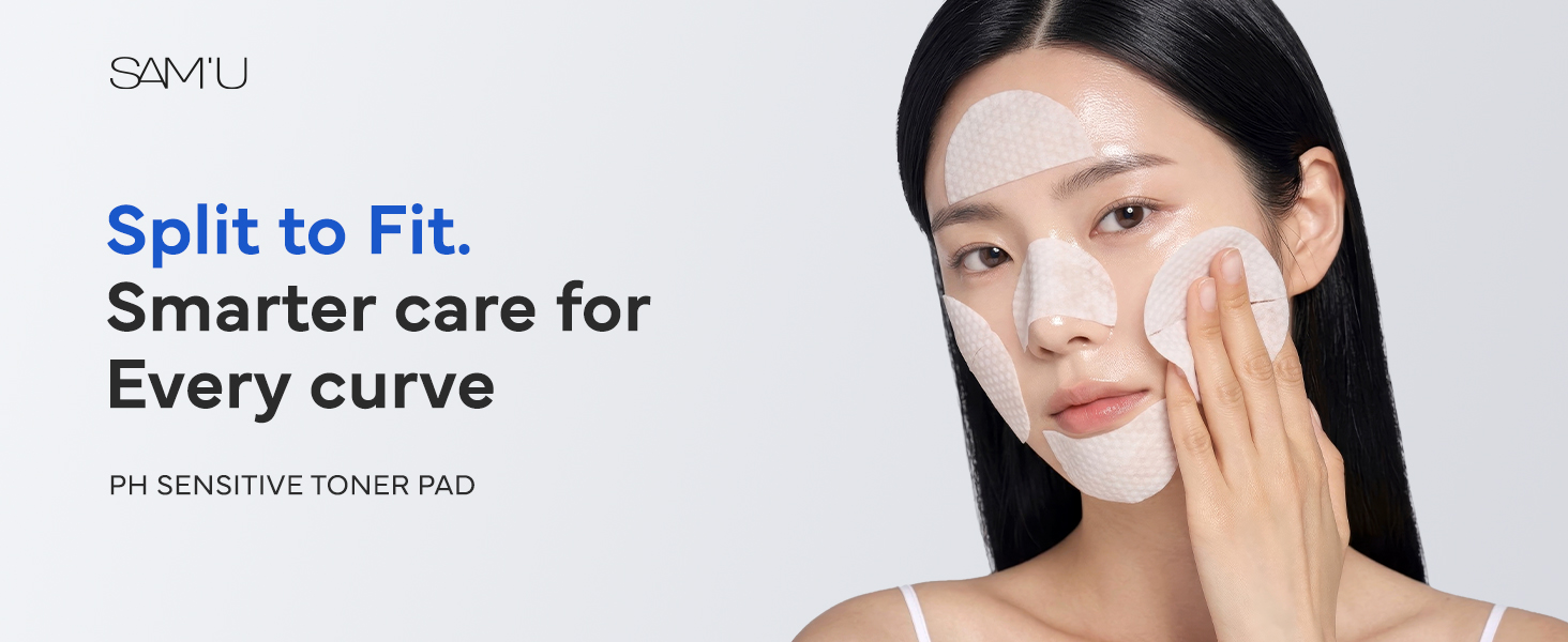 Amazon.com: SAM'U PH Sensitive Toner Pad – Splitable Vegan Facial